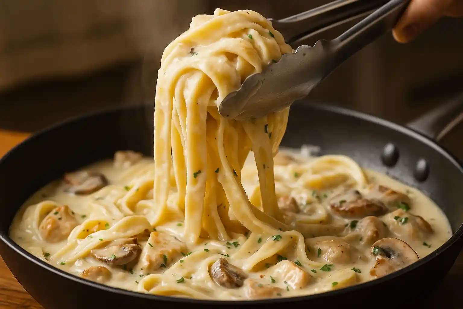 طرز تهیه پاستا آلفردو رستورانی