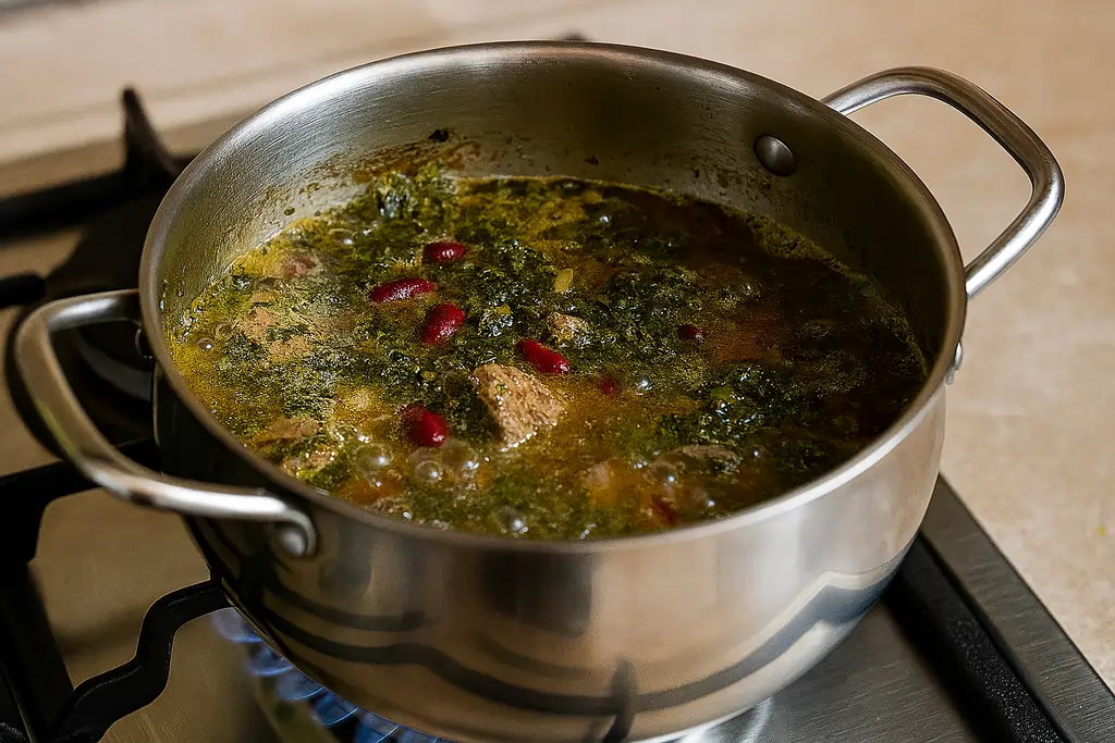 آموزش پخت خورش قرمه سبزی