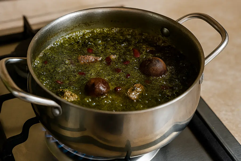 طرز تهیه قورمه سبزی خانگی و مجلسی