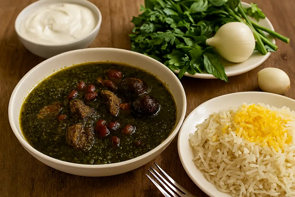 راز خورش قرمه سبزی جا افتاده