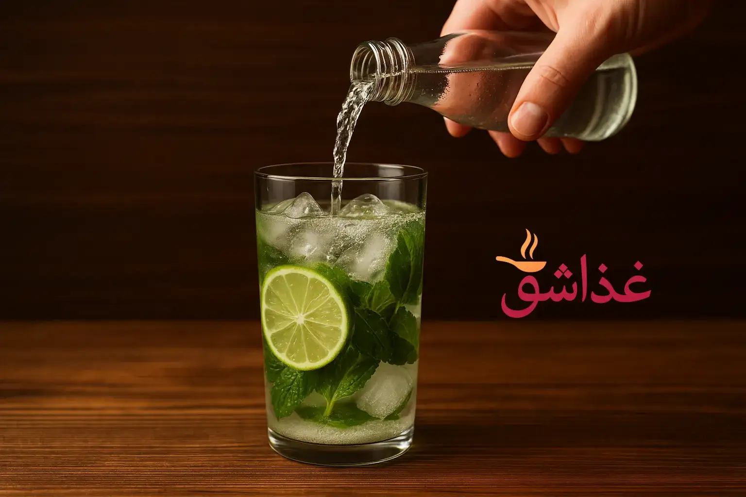 موهیتو با آب گاز دار 