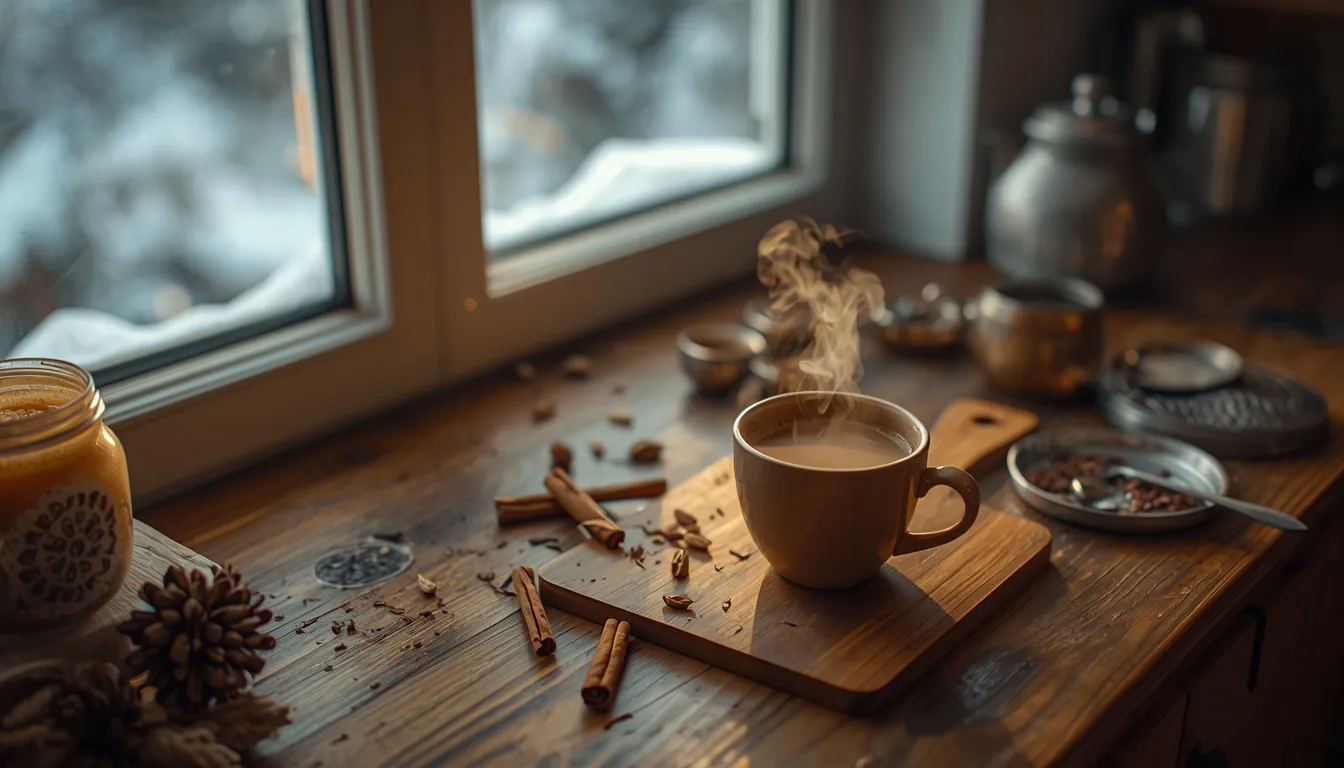 طرز تهیه نوشیدنی گرم